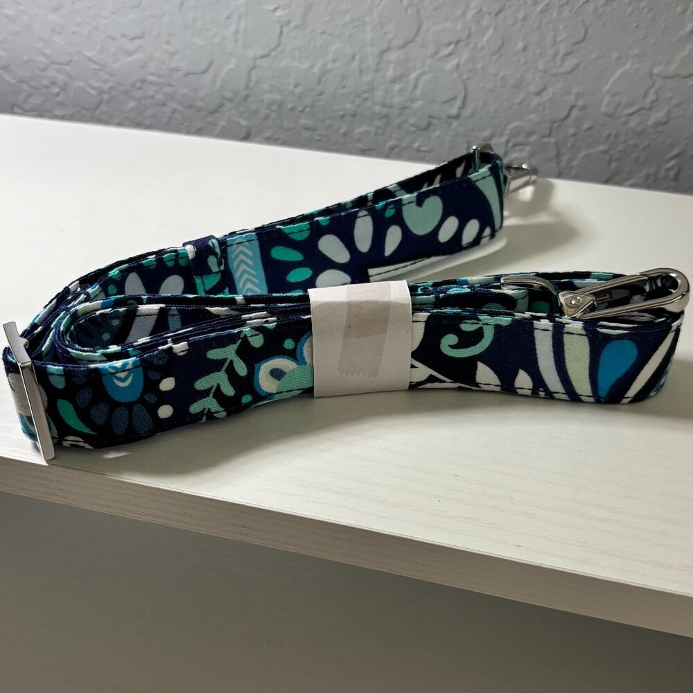 Vera Bradley Blue Island Medallion Go Ahead Convertible Crossbody Bag - Picture 10 of 11